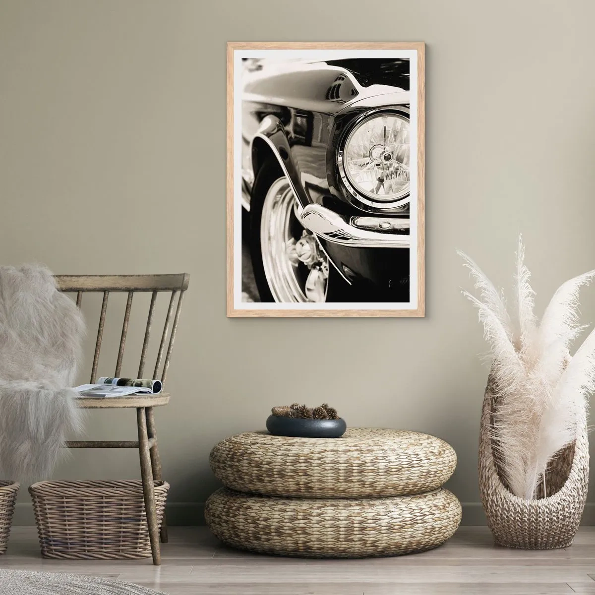 Plakat w ramie jasny dąb - Nieprzemijający blask - 30x40 cm