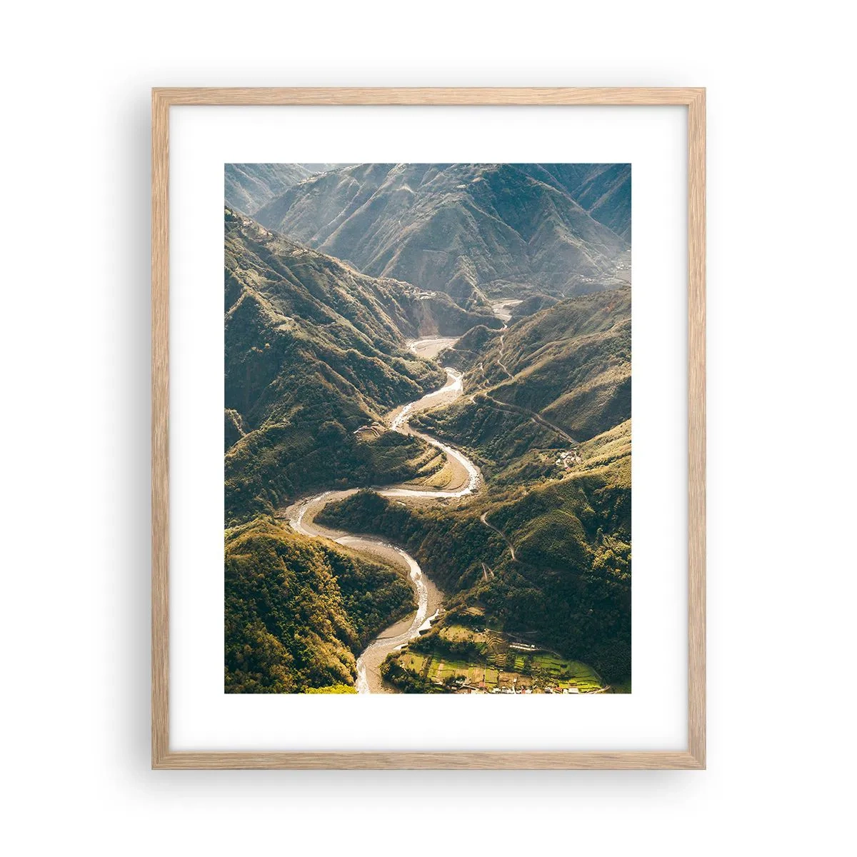 Plakat w ramie jasny dąb - Prosto z serca gór - 40x50 cm