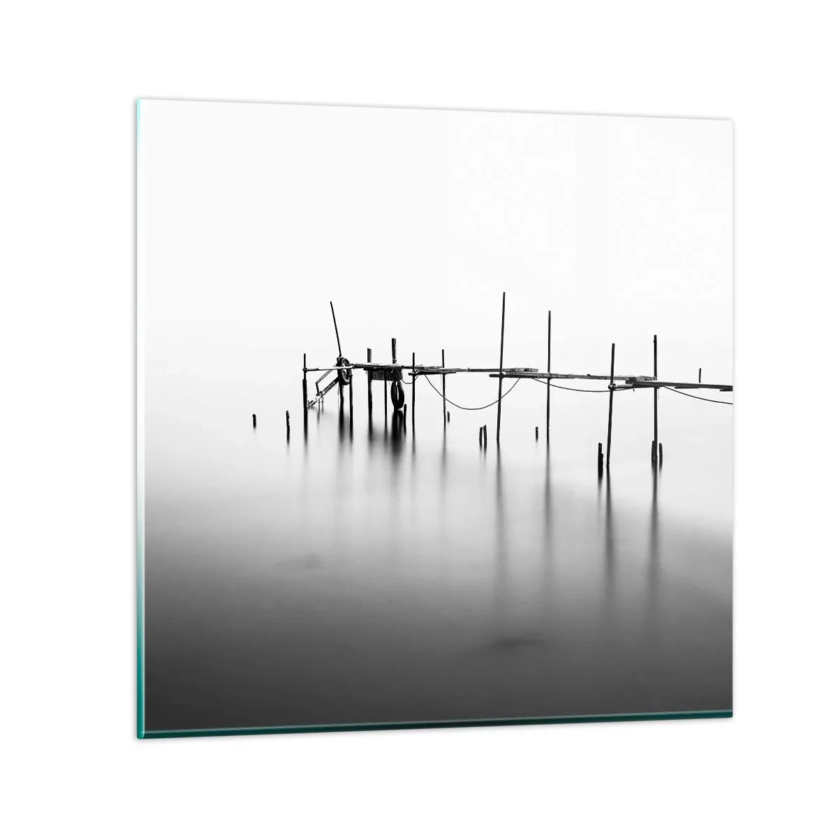 Obraz na szkle - A jeśli świata nie ma? - 70x70 cm