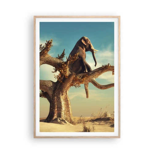 Plakat w ramie jasny dąb - Nowy punkt widzenia - 70x100 cm