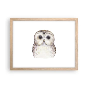 Plakat w ramie jasny dąb - Spójrz mi w oczy - 40x30 cm