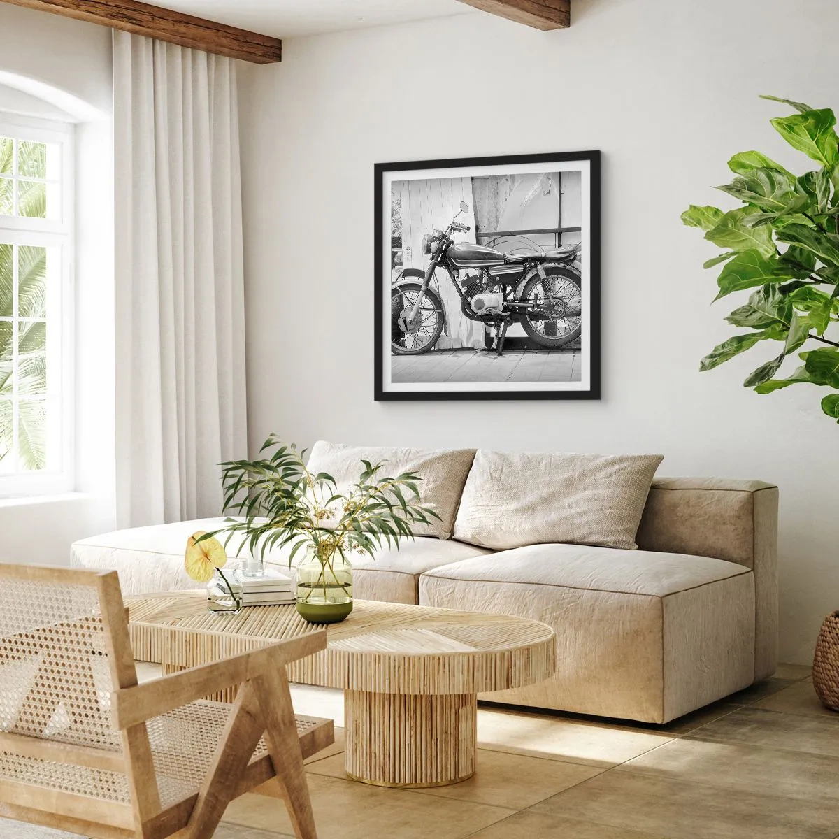 Plakat w czarnej ramie - Klasyka ponad wszystko - 60x60 cm