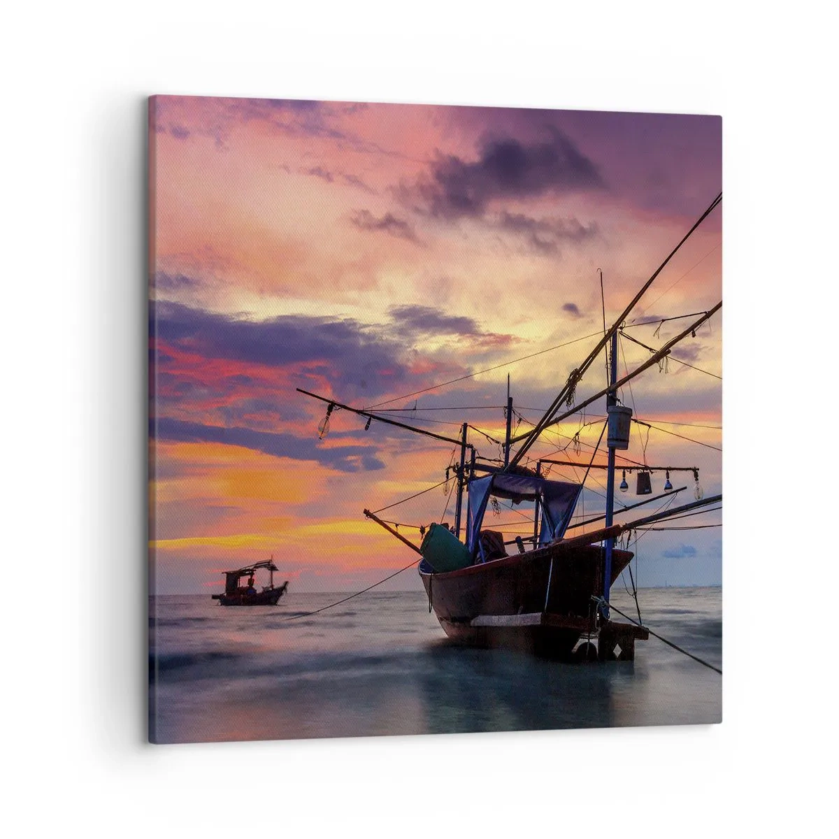 Obraz na płótnie - Egzotyczny wieczór - 50x50 cm