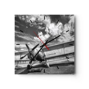 Zegar ścienny - Nie mogę się doczekać! - 40x40 cm