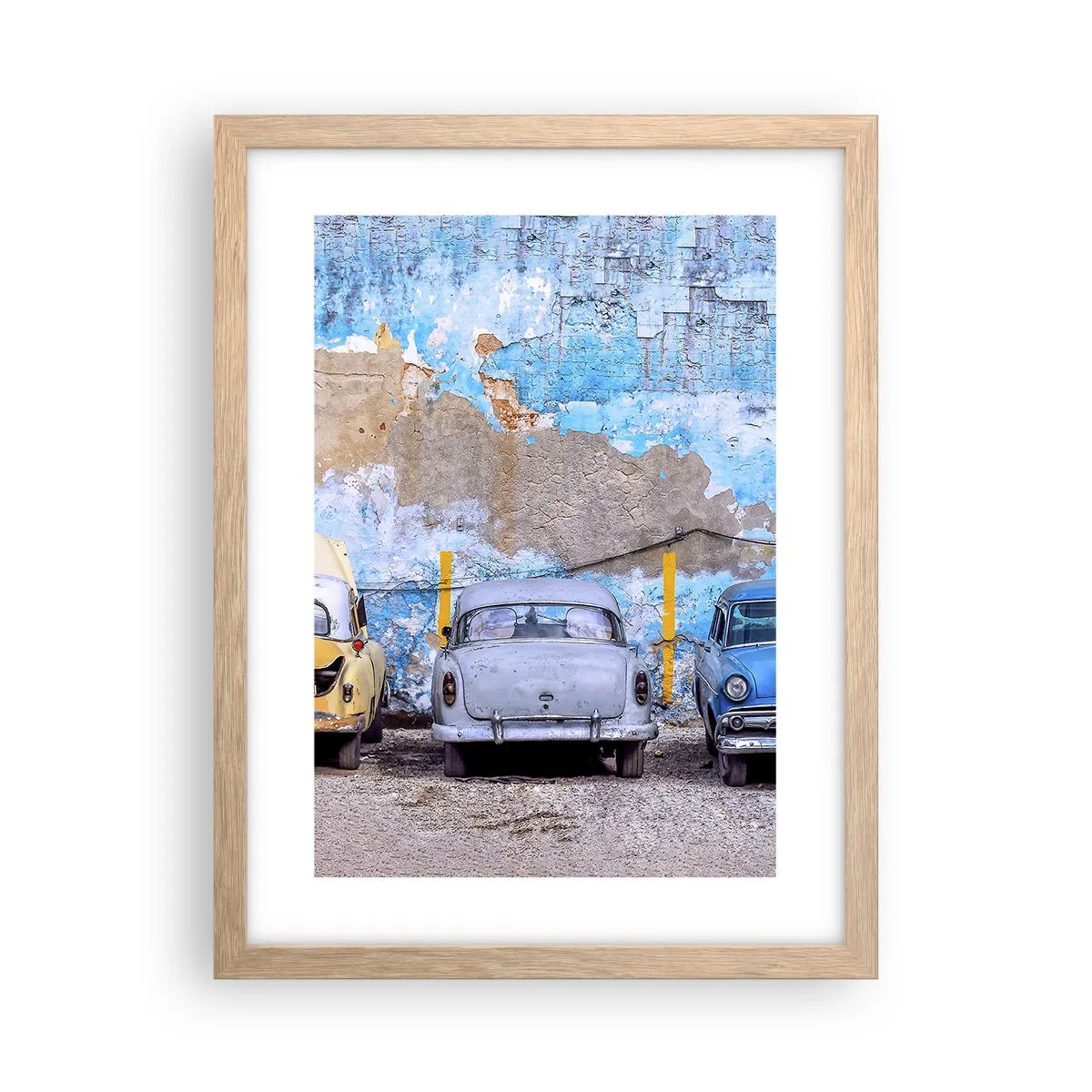 Plakat w ramie jasny dąb - Spotkanie weteranów - 30x40 cm