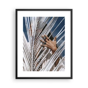 Plakat w czarnej ramie - Dziewczyna szamana? - 40x50 cm