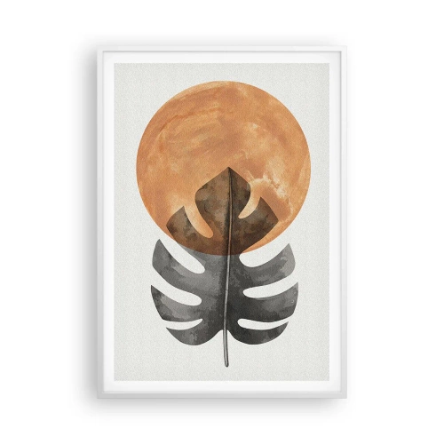 Plakat w białej ramie - Zawsze słońce - 70x100 cm