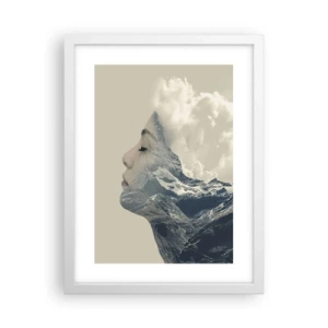 Plakat w białej ramie - Uroda żywiołów - 30x40 cm