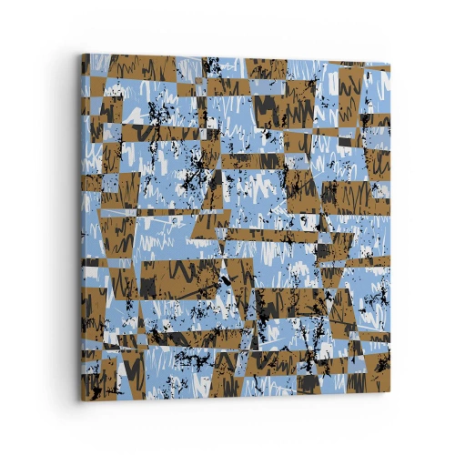 Obraz na płótnie - Nieludowa wycinanka - 70x70 cm