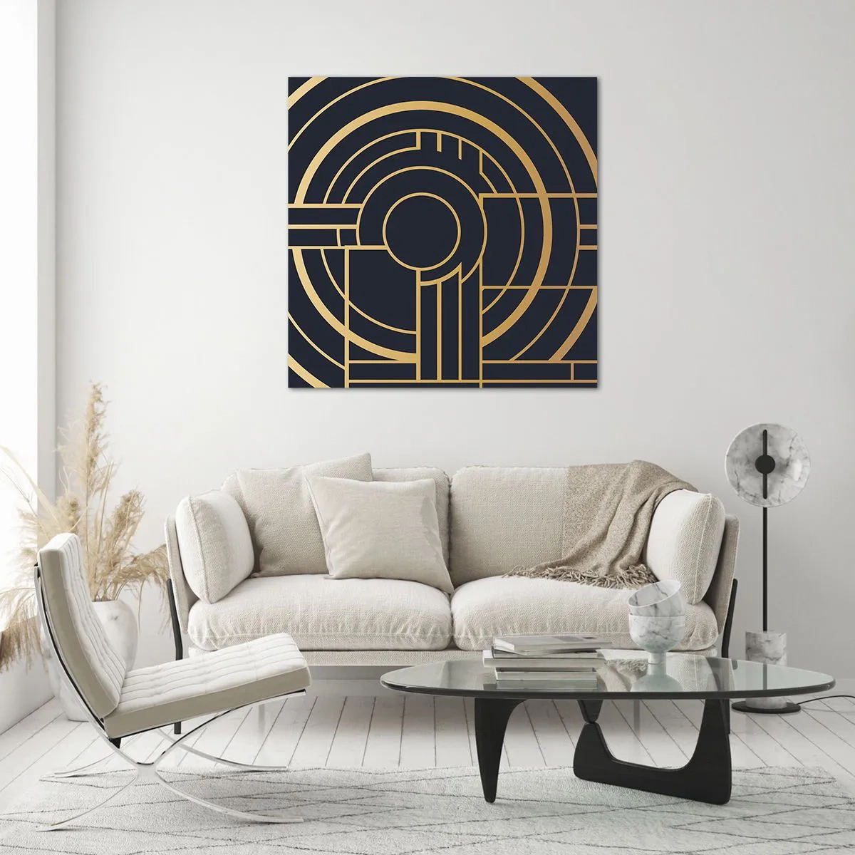 Obraz na szkle - Obroty rzeczy - 70x70 cm