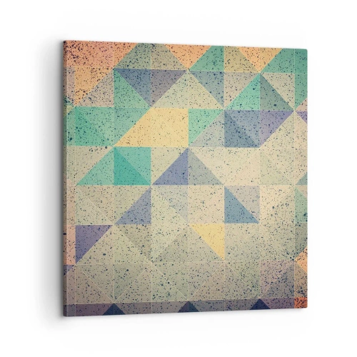 Obraz na płótnie - Republika trójkątów - 60x60 cm