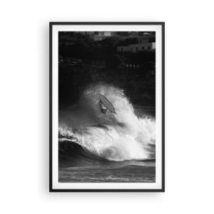 Plakat w czarnej ramie - Wyzwanie przyjęte! - 61x91 cm