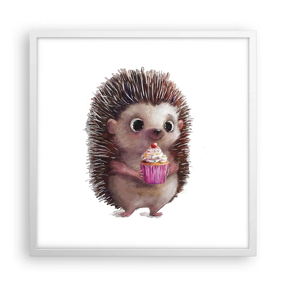 Plakat w białej ramie - Święto jest co dzień - 50x50 cm