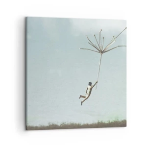 Obraz na płótnie - Latawce, dmuchawce, wiatr - 50x50 cm