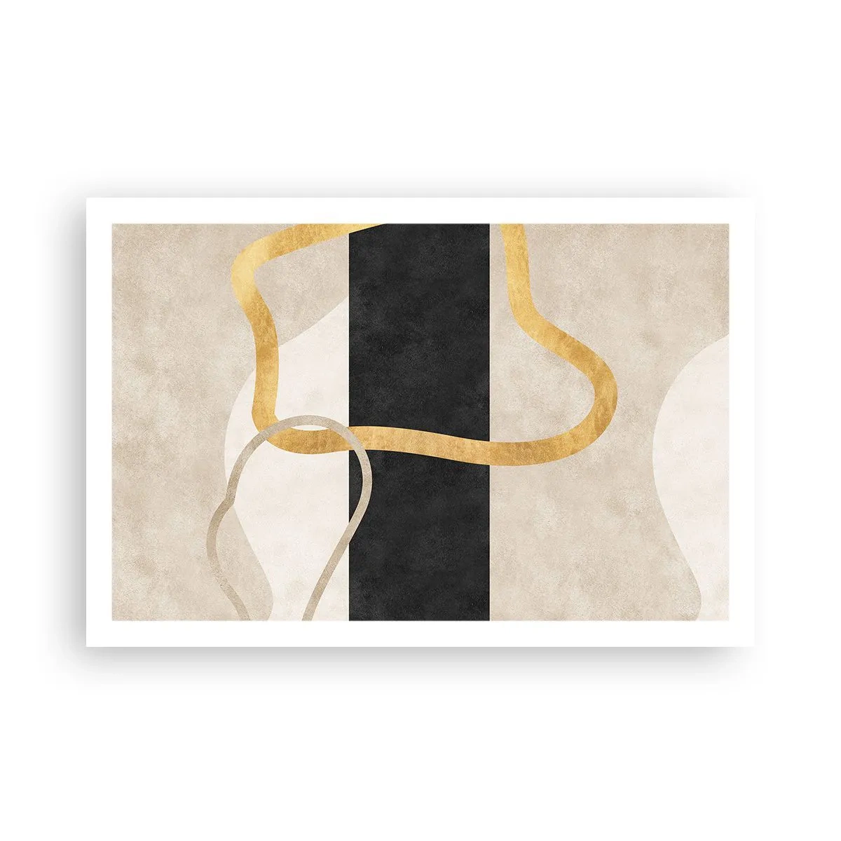 Plakat - Kształty zapętlone - 91x61 cm