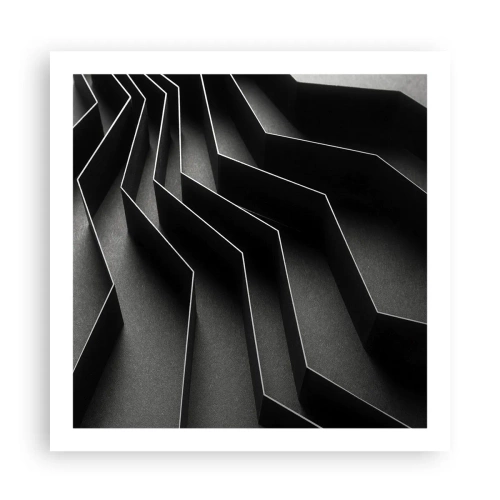 Plakat - Przestrzenny porządek - 60x60 cm
