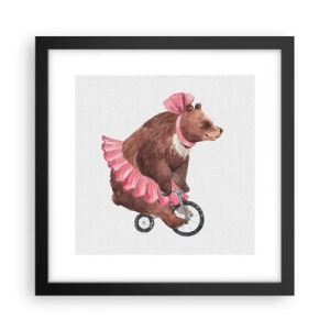 Plakat w czarnej ramie - Ale cyrk! - 30x30 cm