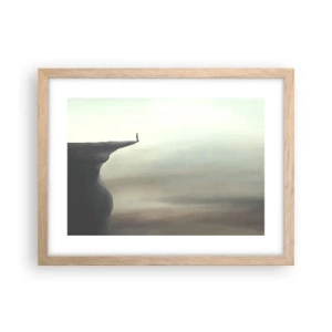 Plakat w ramie jasny dąb - Do góry, oczywiście! - 40x30 cm