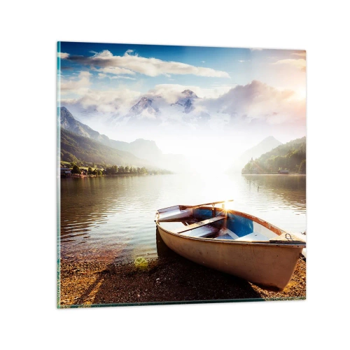 Obraz na szkle - Nad wodą wielką i czystą - 70x70 cm