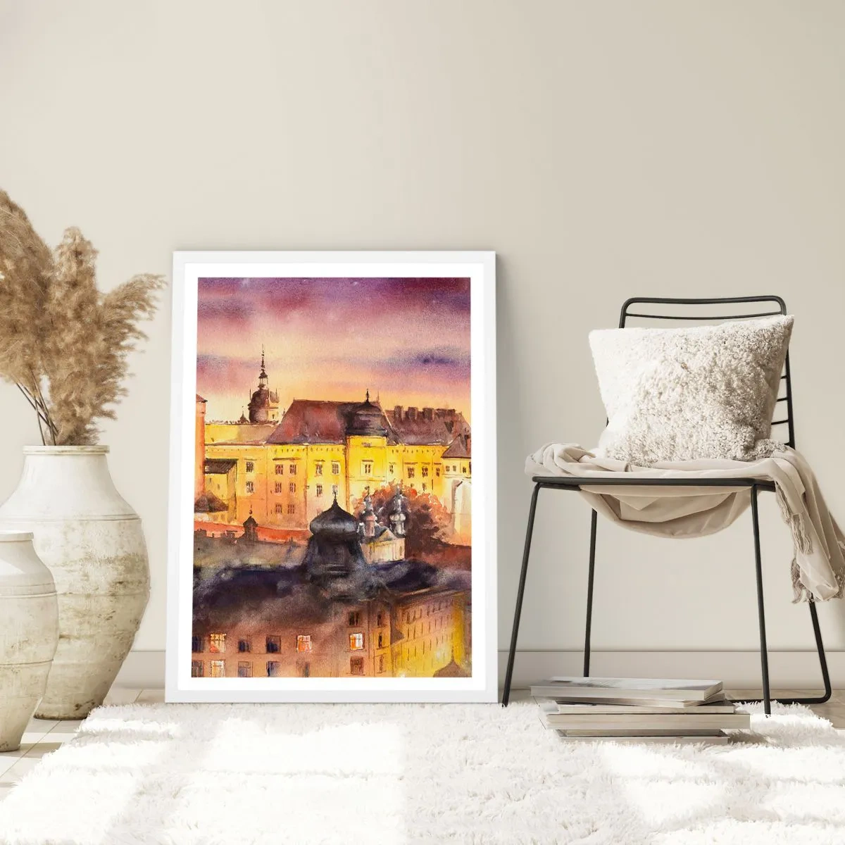 Plakat w białej ramie - Historia i baśń - 30x40 cm