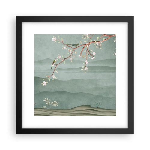 Plakat w czarnej ramie - Wiosna, ach, to ty - 30x30 cm