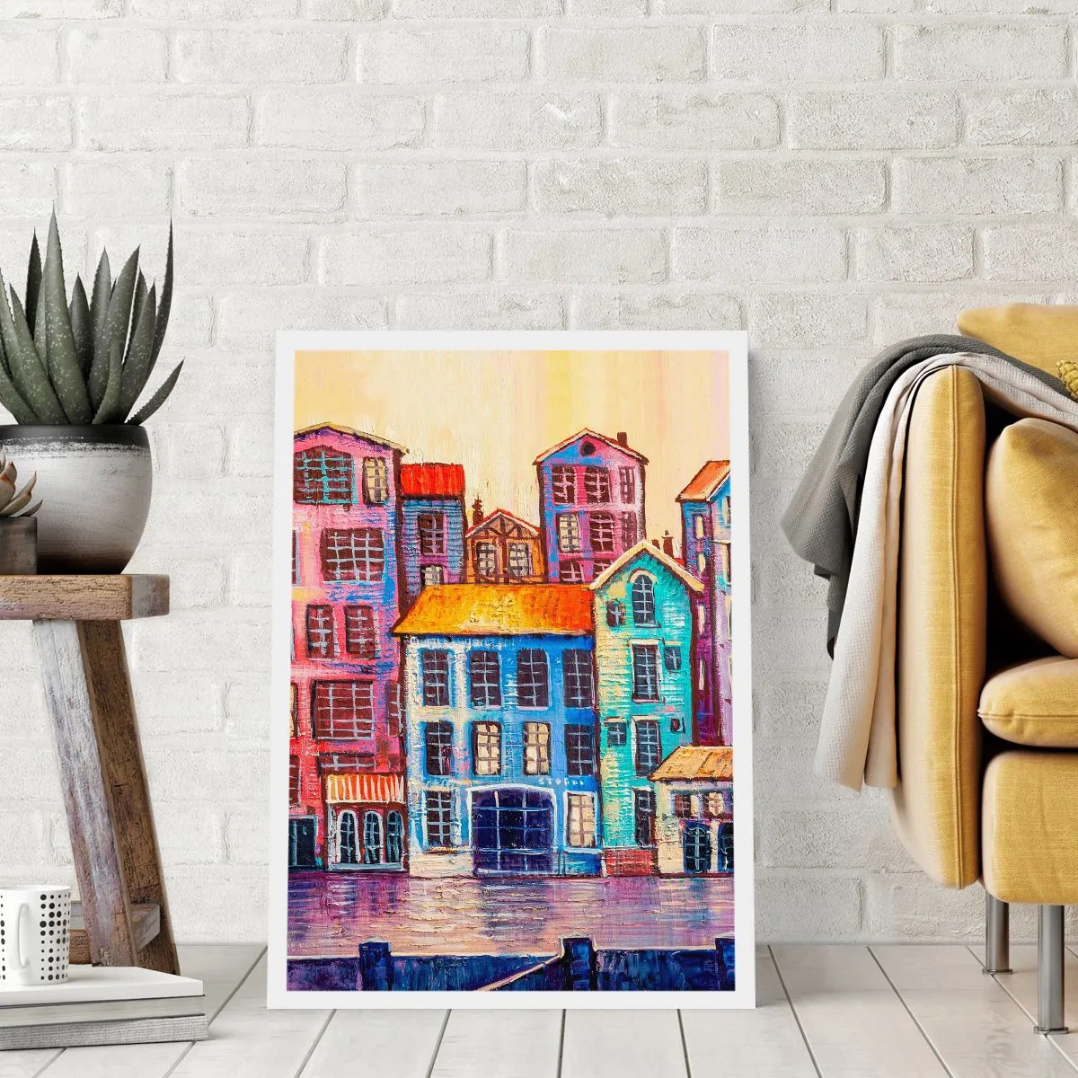 Plakat - Miasto jak z bajki - 70x100 cm