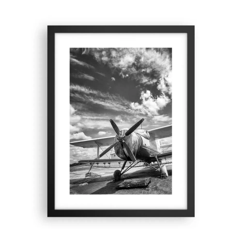 Plakat w czarnej ramie - Nie mogę się doczekać! - 30x40 cm