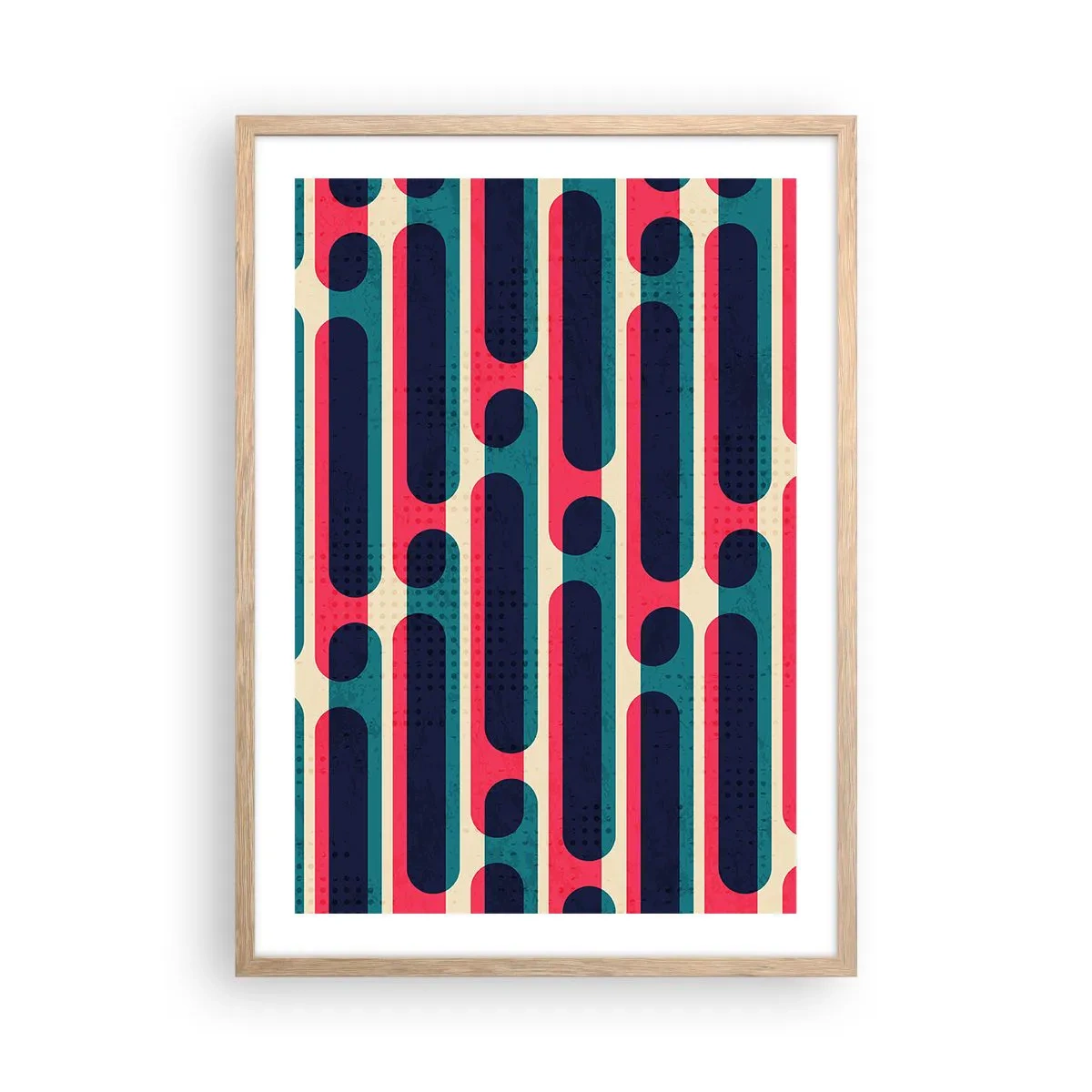 Plakat w ramie jasny dąb - W głąb i do przodu - 50x70 cm