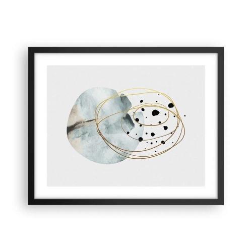 Plakat w czarnej ramie - W objęciach przestrzeni - 50x40 cm