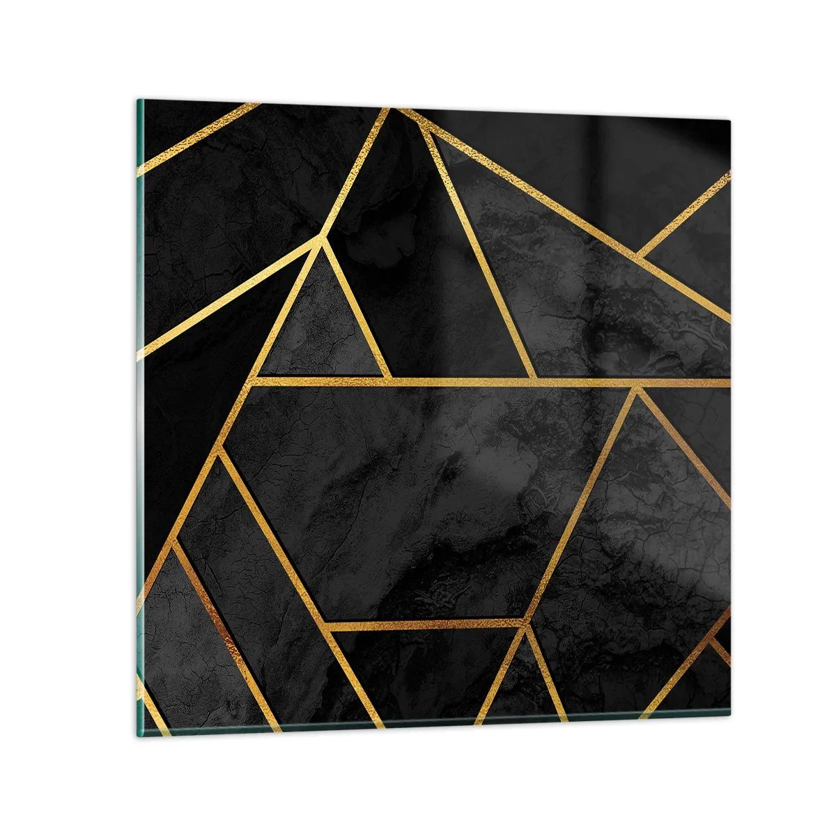 Obraz na szkle - Mrok i blask - 70x70 cm