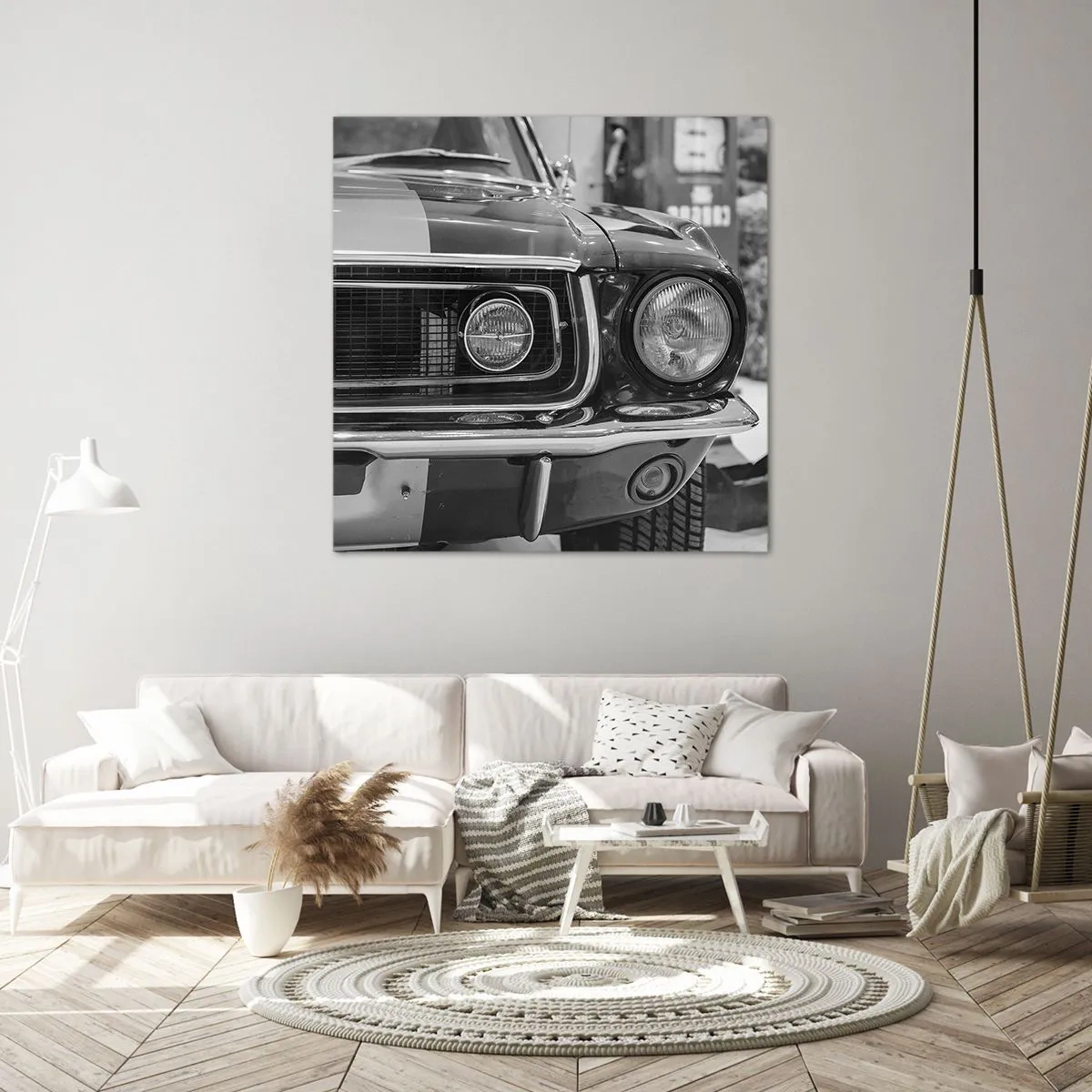 Obraz na płótnie - Ostra jazda - 50x50 cm