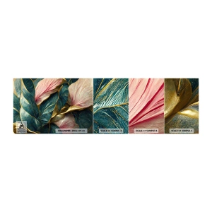 Fototapeta Próbka Samoprzylepna Deluxe Sticker - Naturalna elegancja i styl - Art Deco, Kwiaty, Elegancja - 100x30 cm