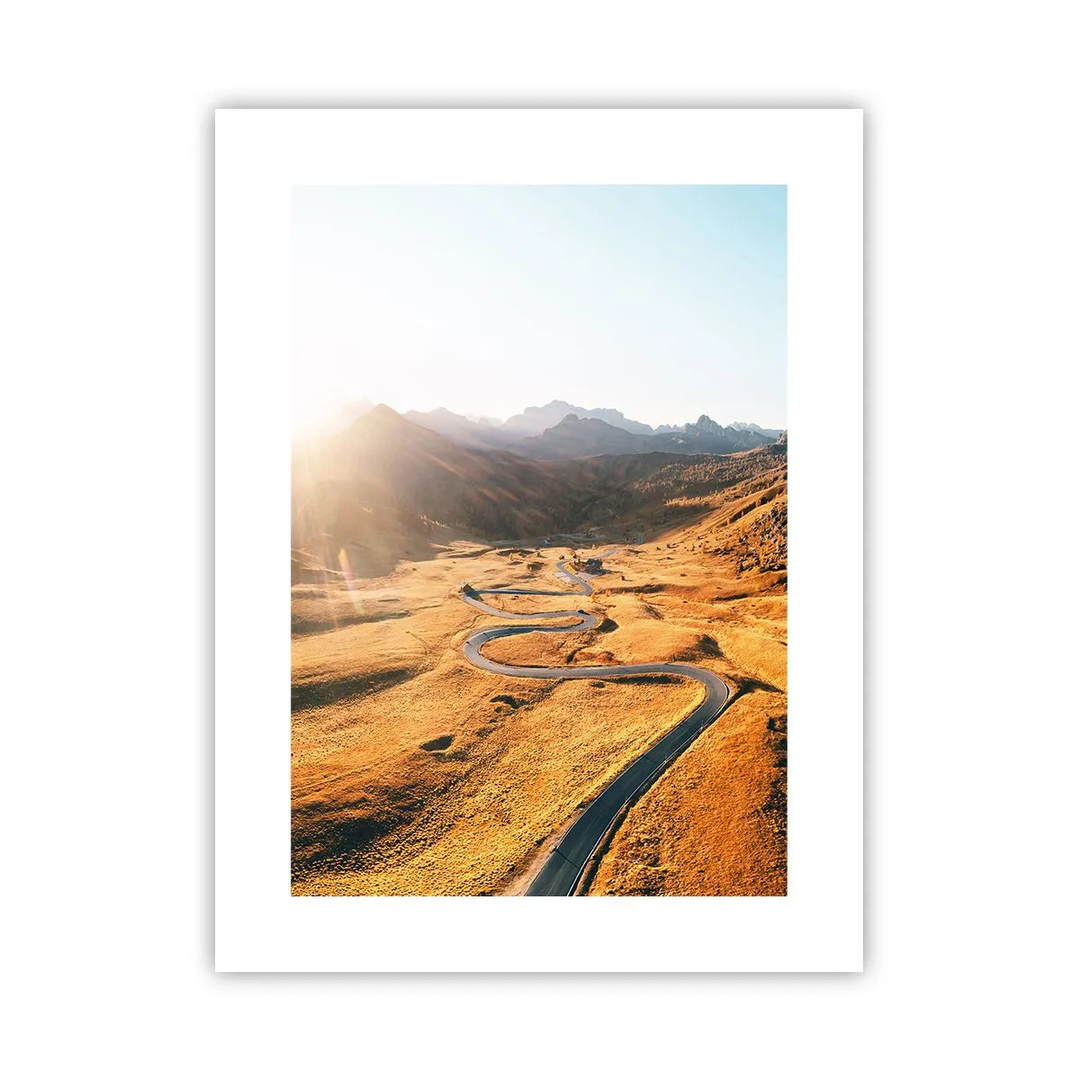 Plakat - W złotej dolinie - 30x40 cm