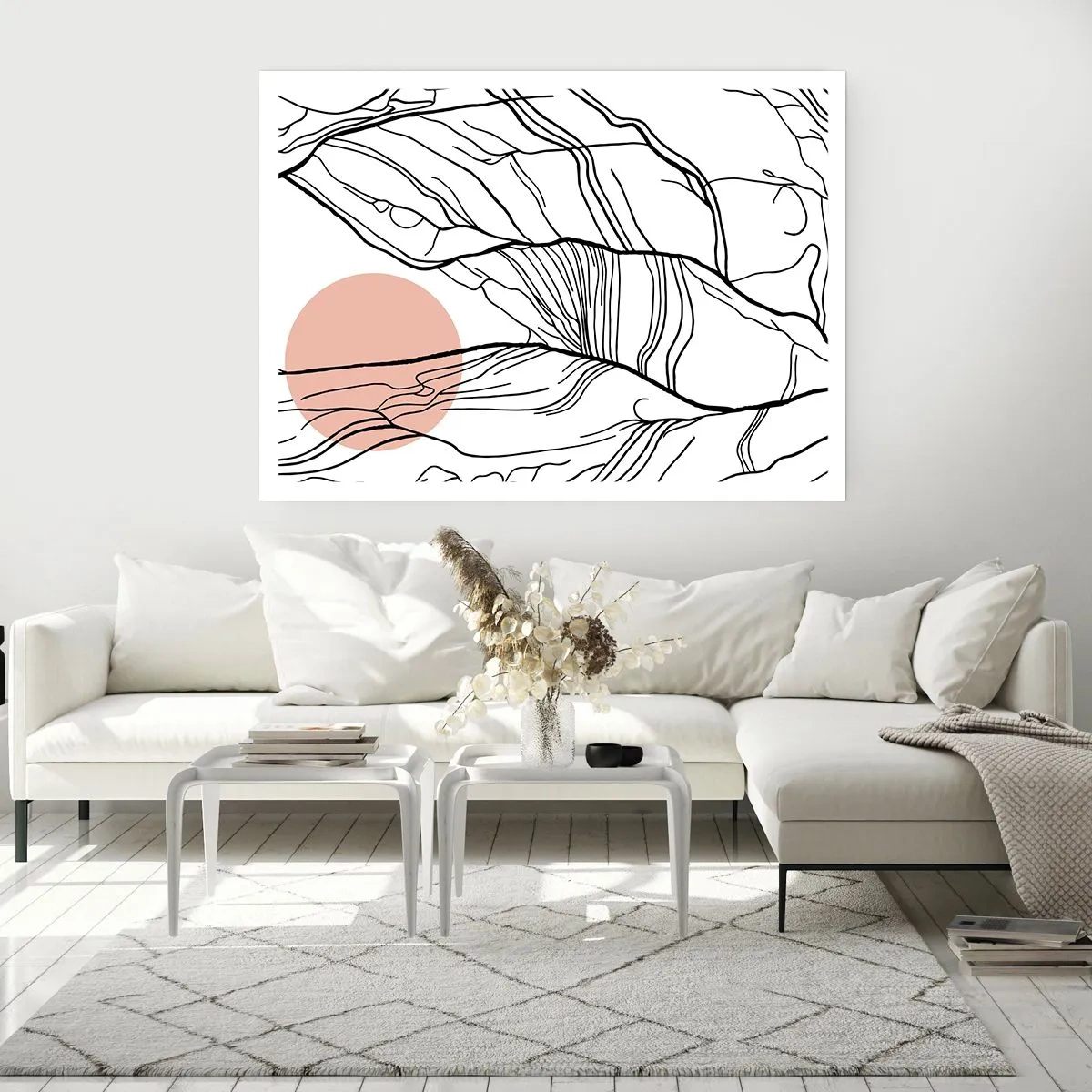 Plakat - W sieci gałązek - 91x61 cm