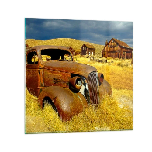 Obraz na szkle - Zasłużony odpoczynek - 40x40 cm