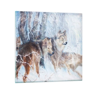 Obraz na szkle - Uwaga! Nadchodzi… - 60x60 cm