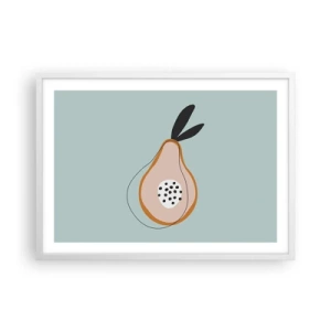 Plakat w białej ramie - Przeniknąć w naturę rzeczy - 70x50 cm