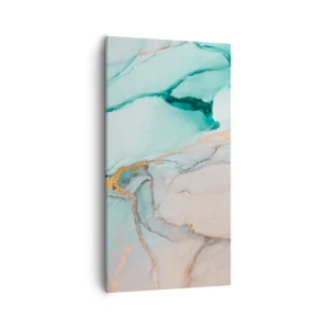 Obraz na płótnie - Taniec kształtów i barw - 55x100 cm