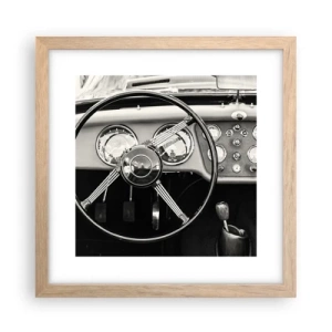 Plakat w ramie jasny dąb - Marzenie kolekcjonera - 30x30 cm