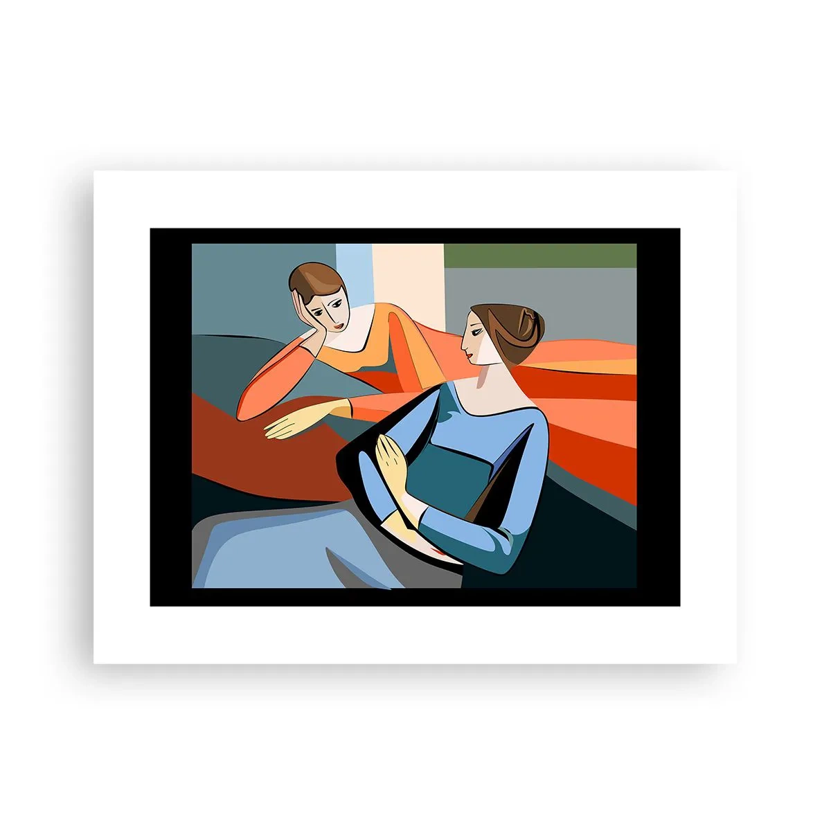 Plakat - Chwila zwierzeń - 40x30 cm