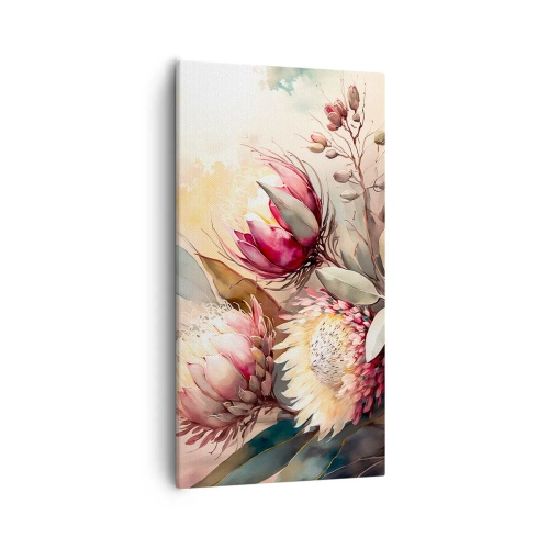 Obraz na płótnie - Z profilu i en face - 55x100 cm