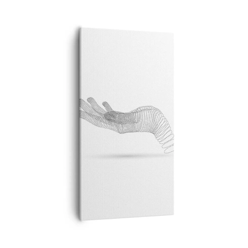 Obraz na płótnie - Sprężysta dłoń - 55x100 cm