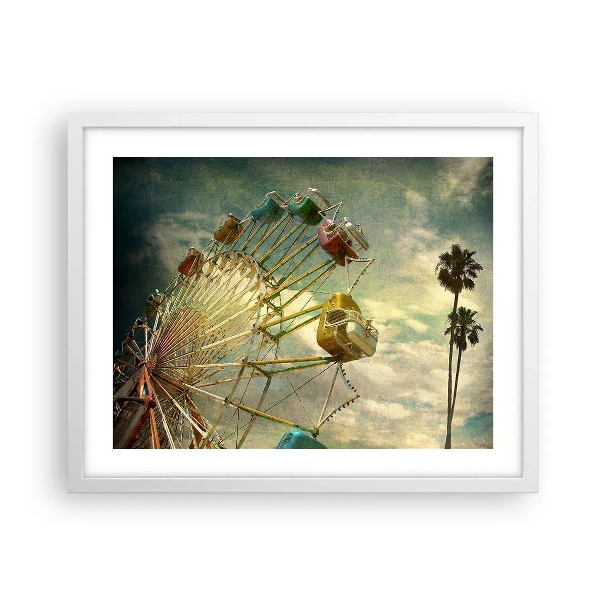 Plakat w białej ramie - Będzie, będzie zabawa… - 50x40 cm