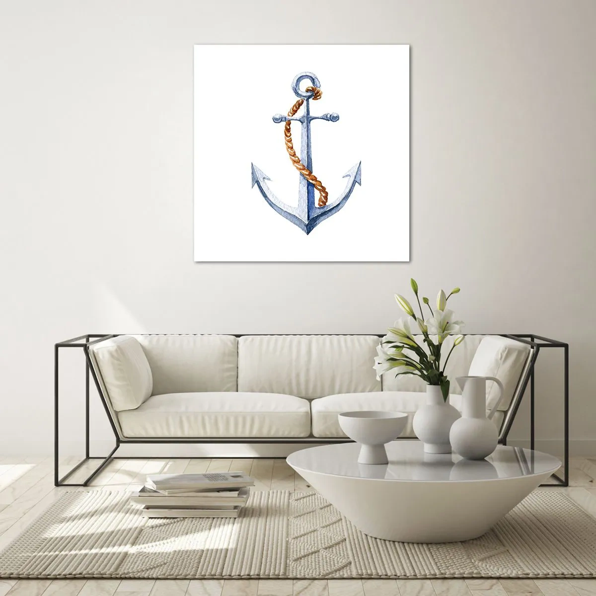 Obraz na szkle - Ahoj przygodo! - 70x70 cm