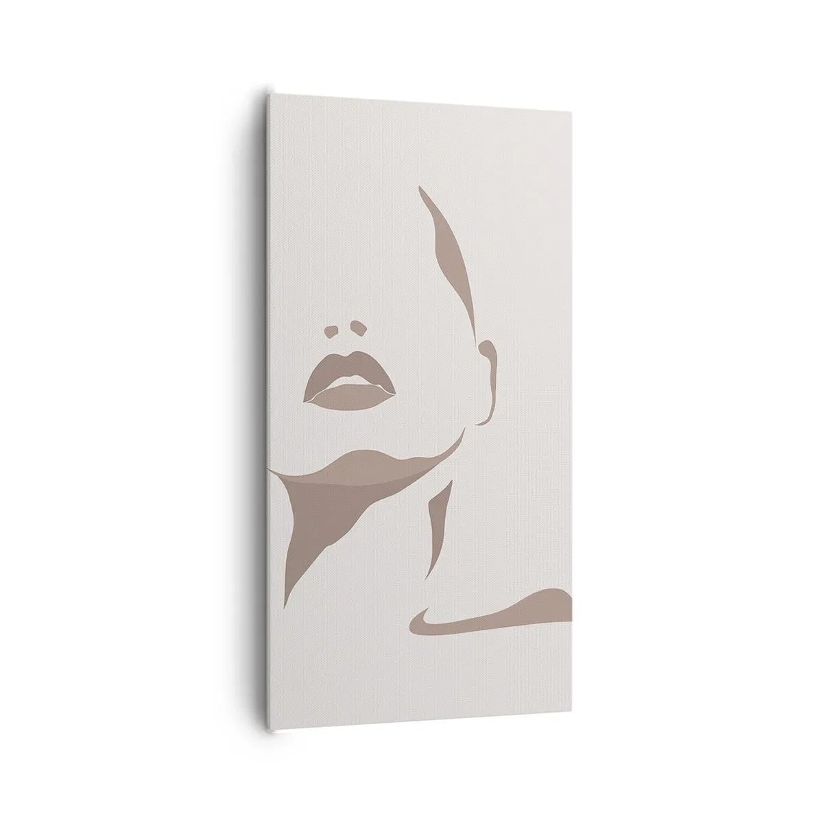 Obraz na płótnie - Stworzona ze światła i cienia - 65x120 cm