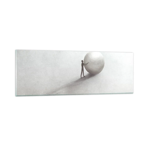 Obraz na szkle - Gra życia - 90x30 cm