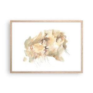 Plakat w ramie jasny dąb - Odnaleziona połowa? - 70x50 cm