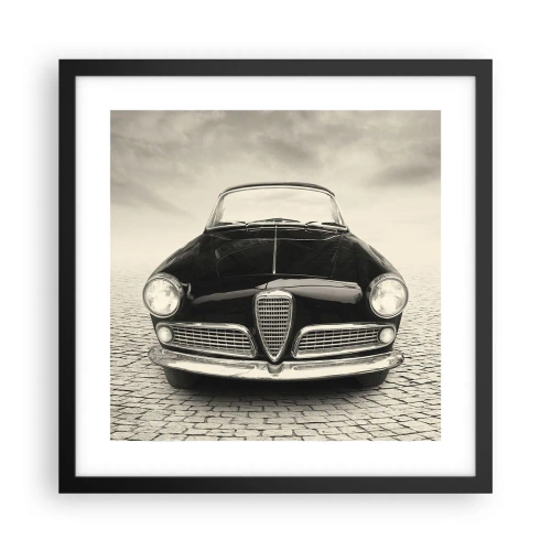 Plakat w czarnej ramie - I jak mnie nie kochać? - 40x40 cm