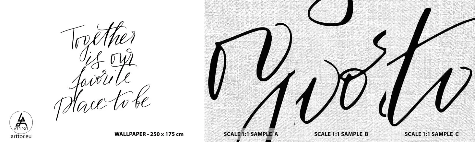 Fototapeta Próbka Premium Canvas - Też to czujesz? - Typografia, Afirmacja, Maksyma - 100x30 cm