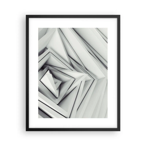 Plakat w czarnej ramie - Ostrych kątów pąkowie - 40x50 cm